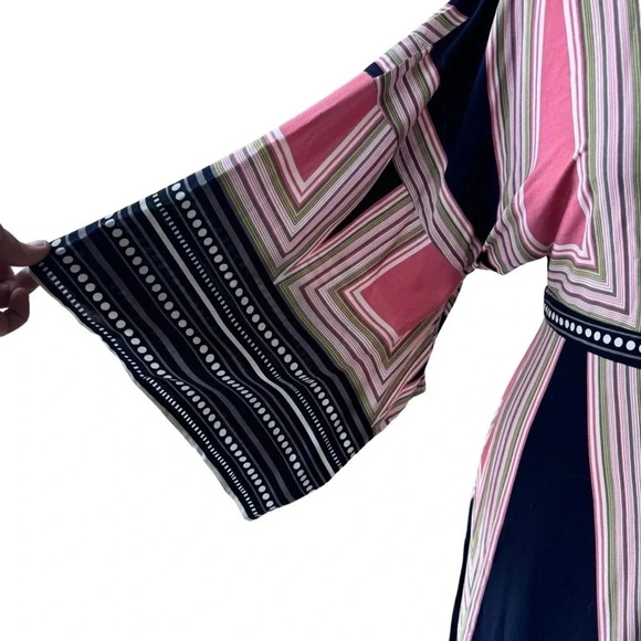 Lulus Montecito Black Geometric Print Maxi Dress Womens size S - Picture 11 of 13